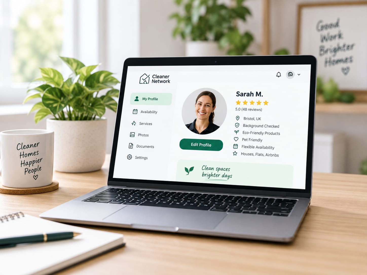 Complete Your Cleaner Profile